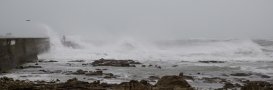 Tempête sur la digue de Lesconil (29)